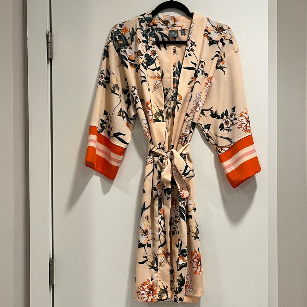 Long Floral Kimono